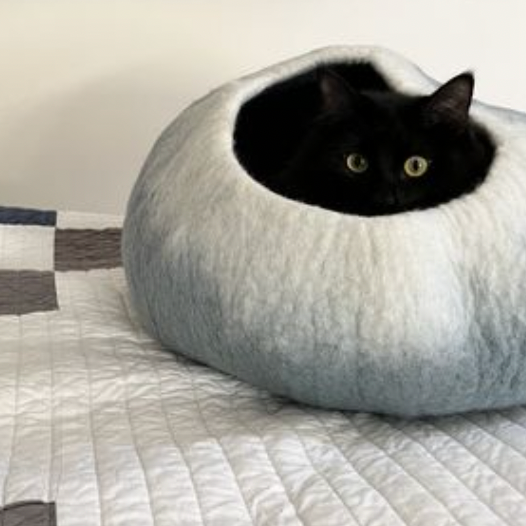 Why a Wool Cat Cave Makes the Best Pet Bed for Your Cat