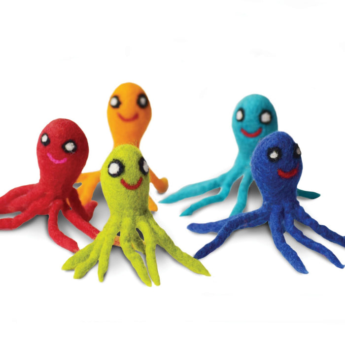 Felt Ocean Critters Cat Toys - Set of 2