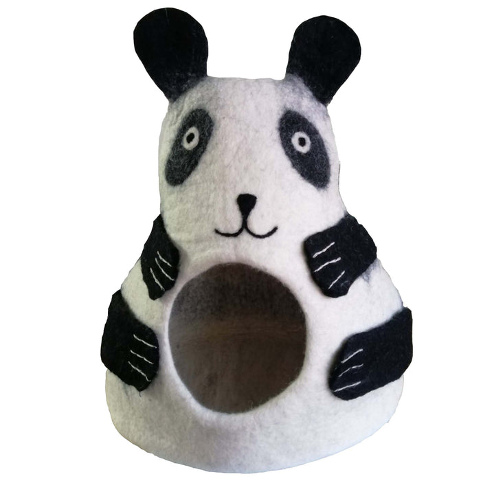 Cat Cave Bed - Panda Bear Cat Cave House Pet Bed