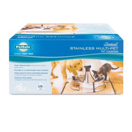 Drinkwell 360 Multi-Pet Stainless Steel Fountain