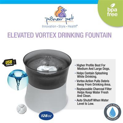 Elevated Vortex Pet Fountain