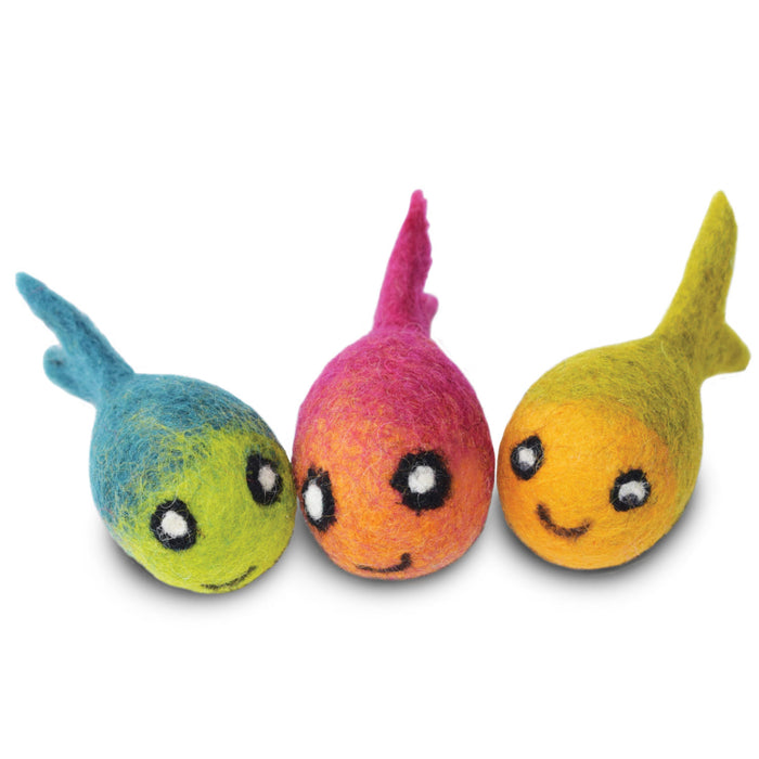Felt Ocean Critters Cat Toys - Set of 2