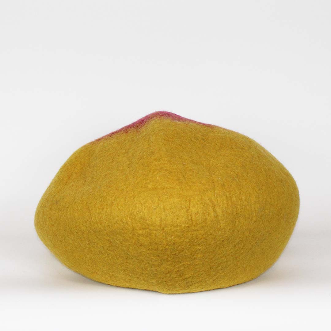 Cat Cave Bed - Yellow & Pink Cat Cave Pet Bed