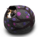 Right Side View Purple Rain Cat Cave Bed