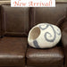 Gray Spirals on White Cat Cave Bed Lifestyle View