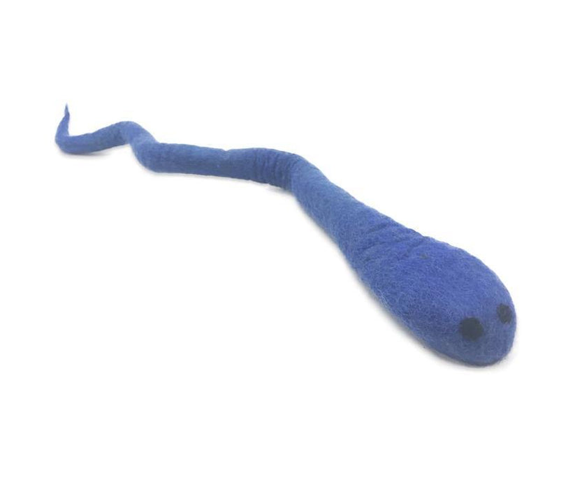 Felted Wool Snake Cat Toy - Cozy Cat Cave Beds